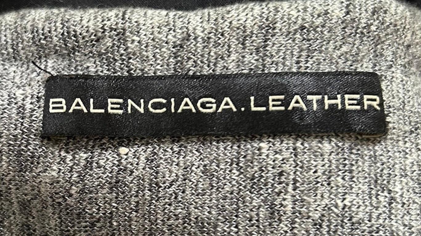 Balenciaga Moto Jacket mit seitlichen Schnürungen im Zustand „Gut“ im Angebot in Los Angeles, CA