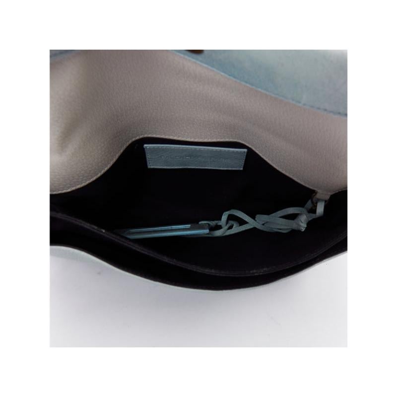 BOLSA BALENCIAGA Motocross Clásico Sobre Bolso azul burdeos tricolor en venta 4