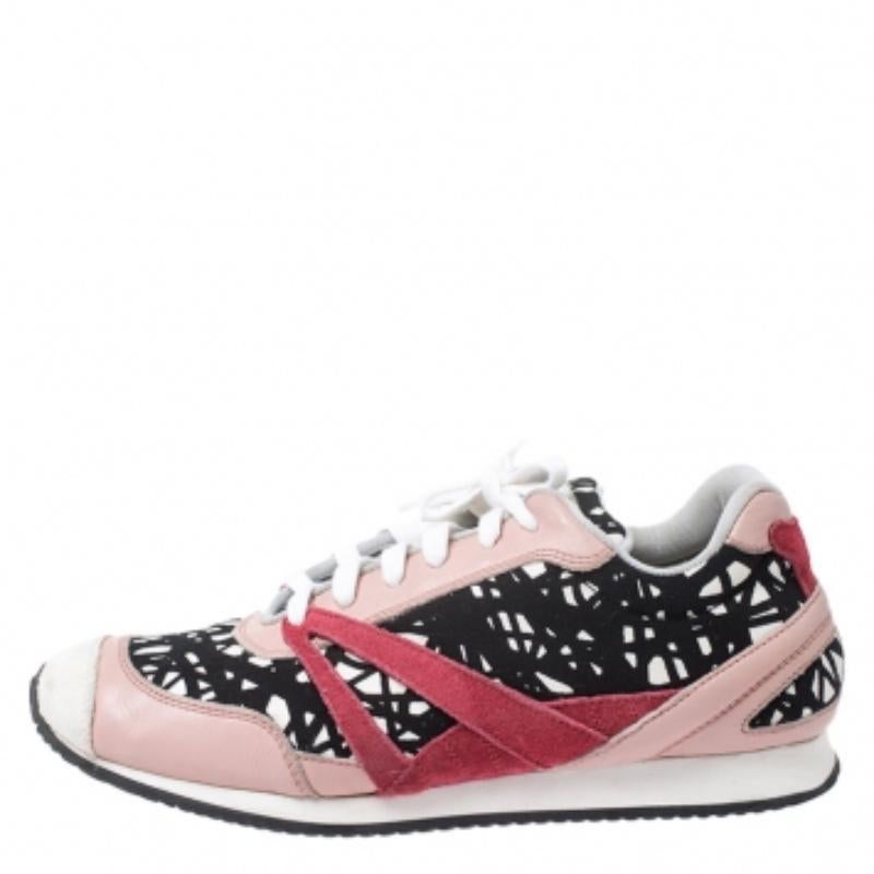 Baskets Balenciaga multicolores en tissu/cuir et daim, taille 38