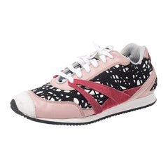 Balenciaga Multicolor Fabric/Leather and Suede Sneakers Size 38