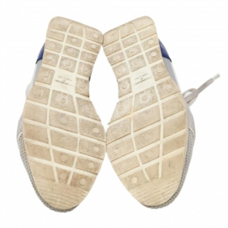 Let your latest shoe addition be this pair of Race Runners sneakers from Balenciaga. These multicolor sneakers have been crafted from stretch fabric, leather, mesh & patent leather, and feature a chic silhouette. They flaunt covered toes, strap