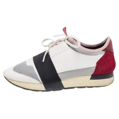 Balenciaga - Baskets de course en cuir et maille multicolores, taille 39