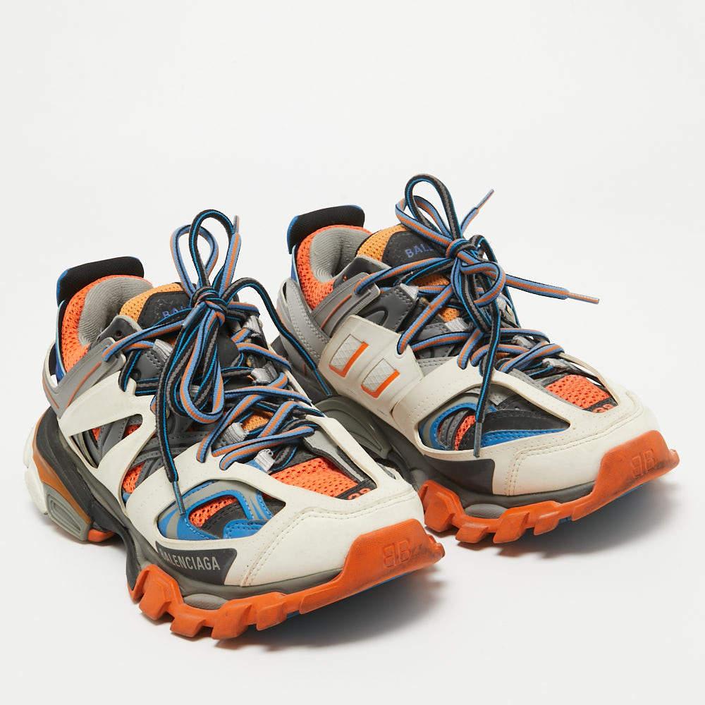 Mesh Tracks Balenciaga Multicolor Leather and Mesh Track Sneakers Size 38 For Sale ...