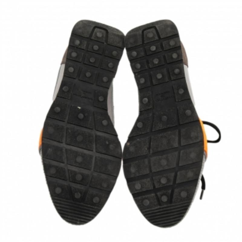Baskets de course Balenciaga en cuir et daim multicolore taille 36 en vente 1