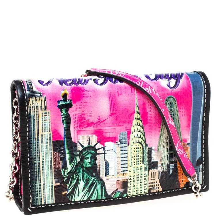 Balenciaga Multicolor Leather Bazar NYC Crossbody Bag For Sale at 1stDibs