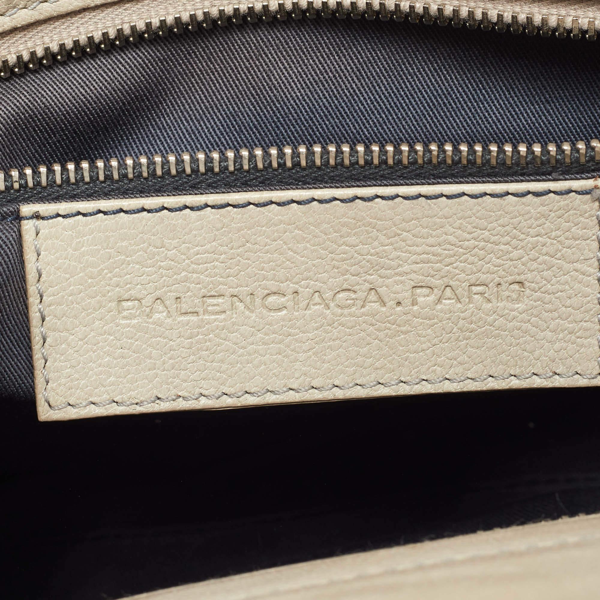 Balenciaga Cherche Midi-Umhängetasche aus mehrfarbigem Leder im Angebot 12