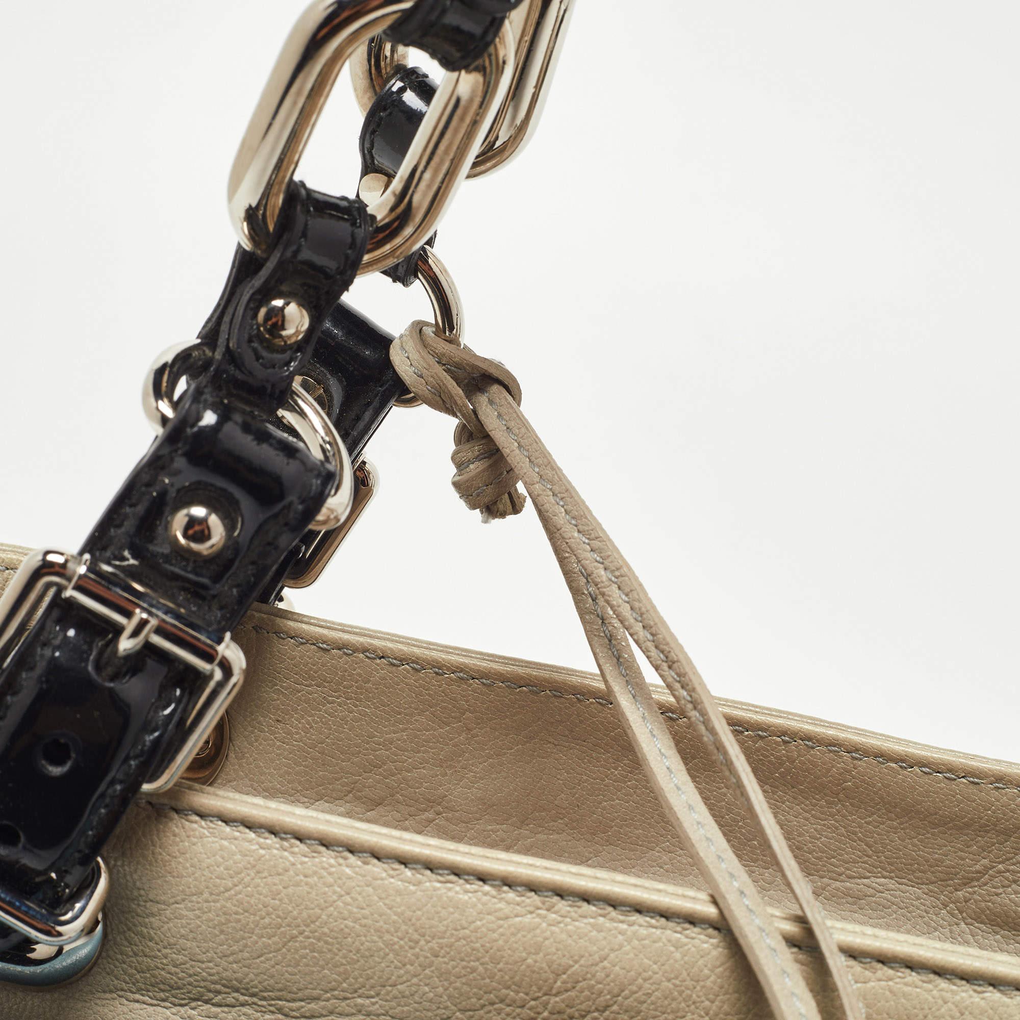 Balenciaga Multicolor Leather Cherche Midi Shoulder Bag For Sale 3