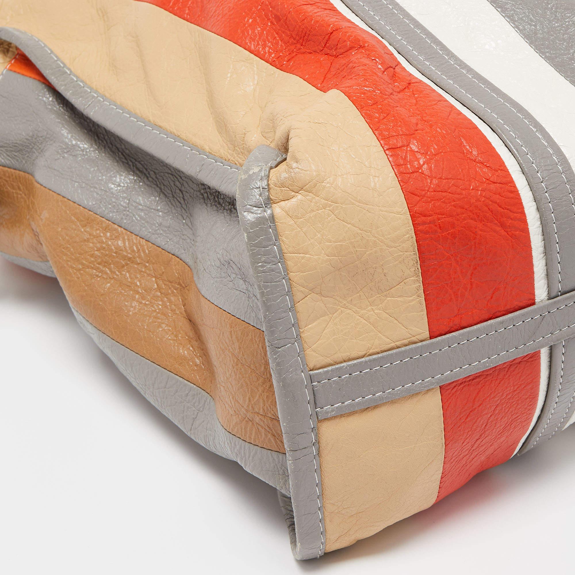 Balenciaga Multicolor Leather Medium Bazar Bag 4