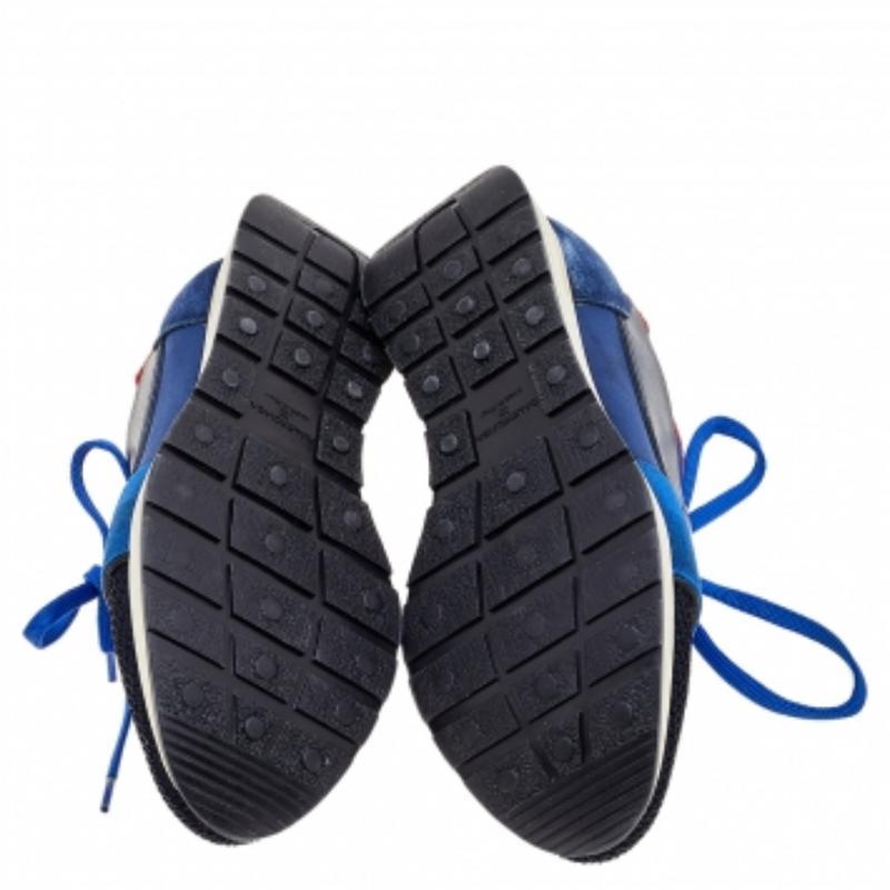 Baskets de course Balenciaga en maille et cuir multicolore, taille 35 État moyen à Dubai, Al Qouz 2