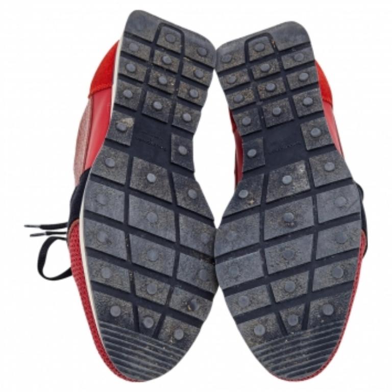 Balenciaga - Baskets de course en cuir et maille multicolore, taille 41 Pour hommes en vente