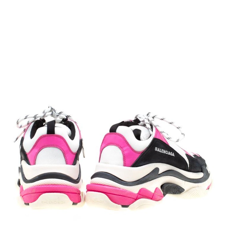 balenciaga triple s platform sneakers