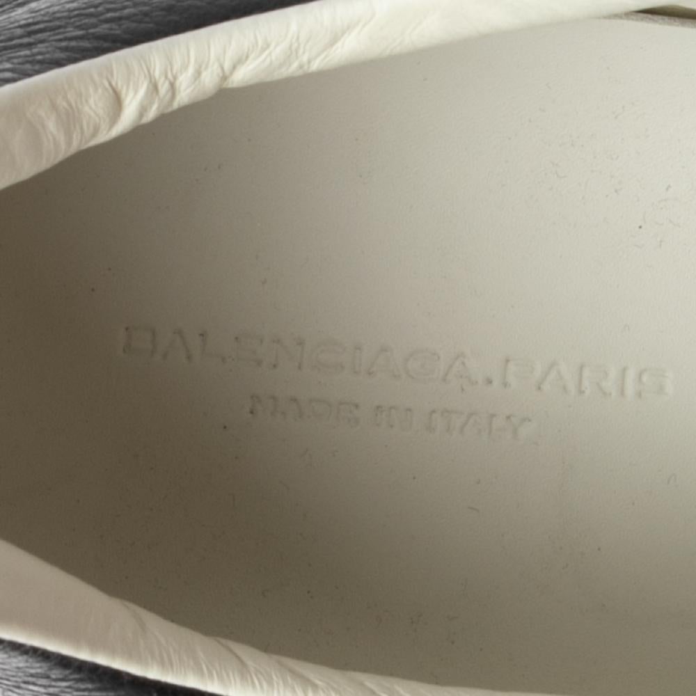 Balenciaga Multicolor Patent And Leather Lace Up Sneakers Size 43 In Excellent Condition In Dubai, Al Qouz 2