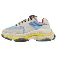 Balenciaga Zapatillas Triple S Multicolor Ante y Nylon Talla 39