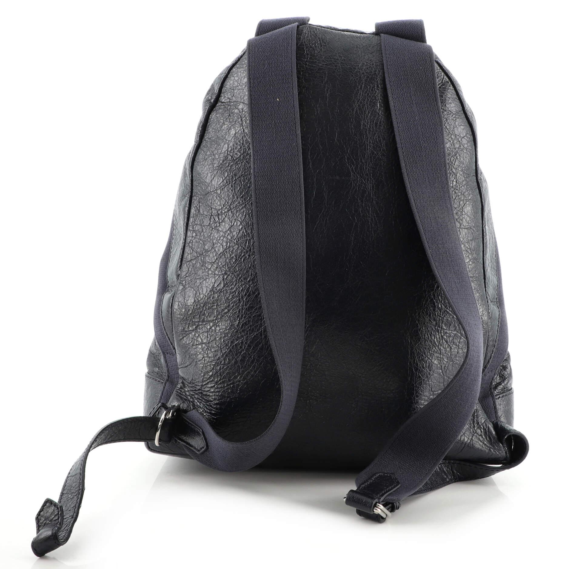 balenciaga leather backpack