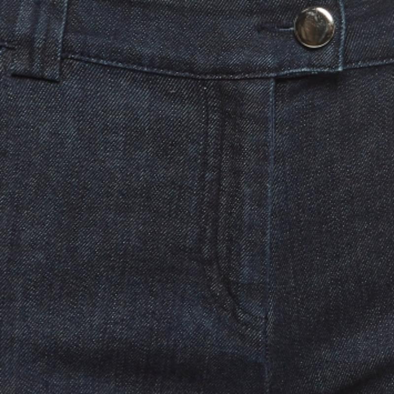 Balenciaga Marineblaue Denim Slim Fit Jeans M Taille 32'' (Schwarz) im Angebot