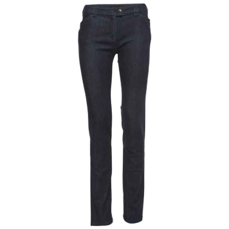 Balenciaga Marineblaue Denim Slim Fit Jeans M Taille 32''