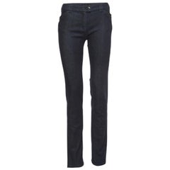 Balenciaga Marineblaue Denim Slim Fit Jeans M Taille 32''