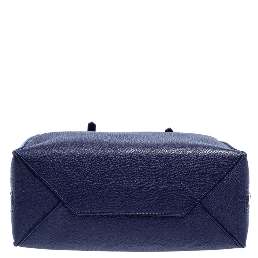 navy blue leather purses
