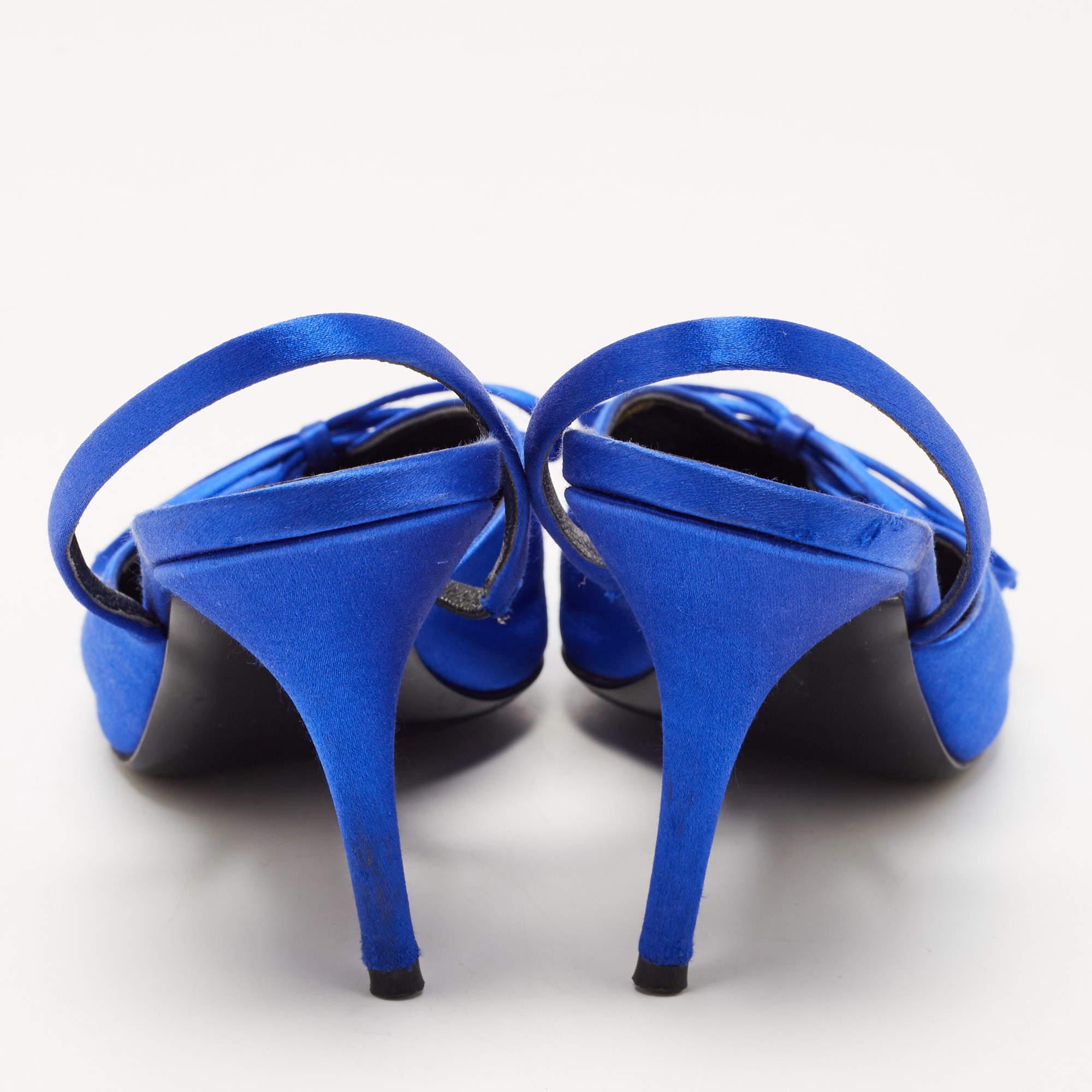 cobalt blue slingback shoes
