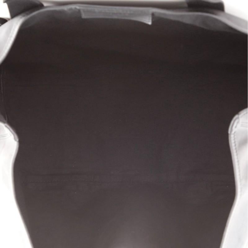 Black Balenciaga Navy Cabas Leather Medium