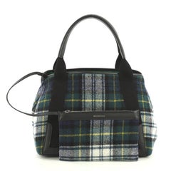Balenciaga Navy Cabas Wool Small