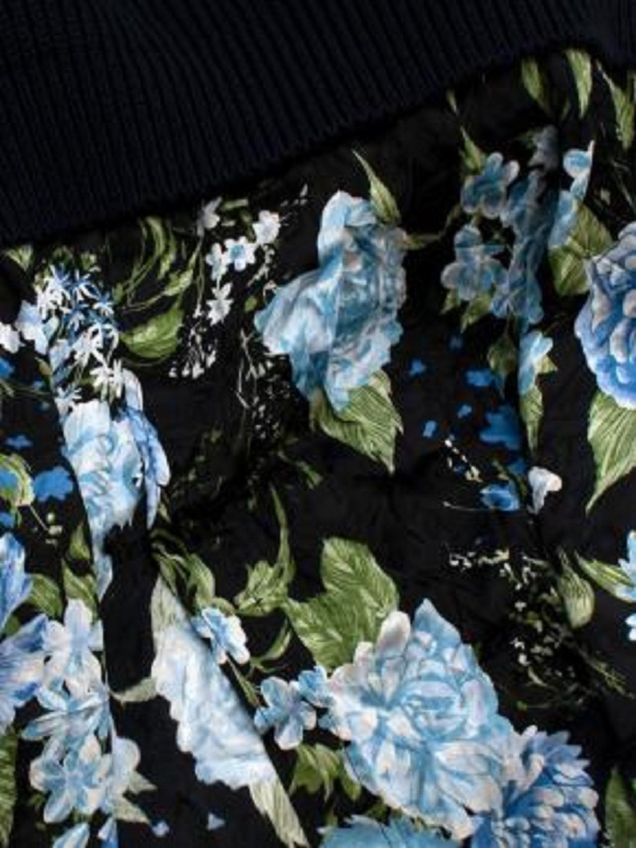 Balenciaga Navy Cotton Knit Jumper with Silk Dress Underlay For Sale 1