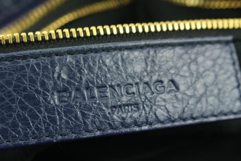 Balenciaga Navy Gris Chartreux Agneau Leather Giant GHW 12 City 1231ba26 at  1stDibs | how to read balenciaga serial number, how to read balenciaga date  code