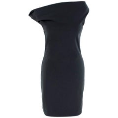 Balenciaga Navy Off-Shoulder Sleeveless Mini Dress - Size US 4 Balenciaga Navy Off-Shoulder Sleeveless Mini Dress - Size US 4