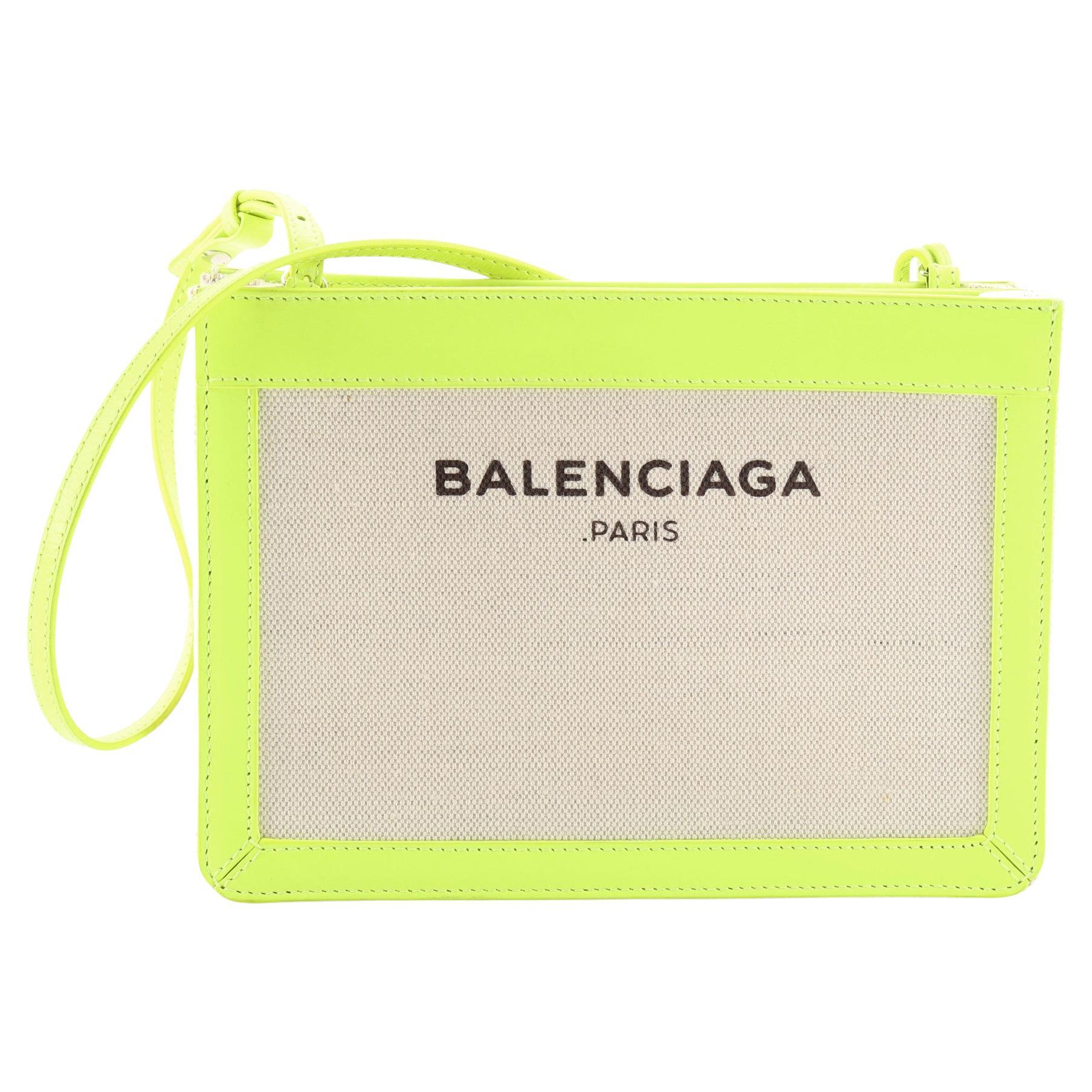 balenciaga pochette canvas