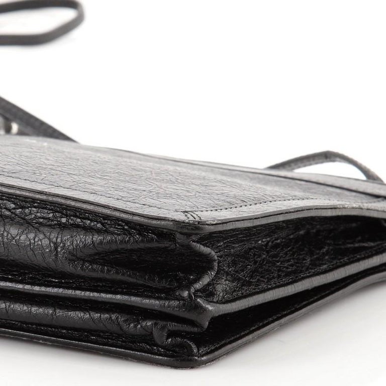 balenciaga navy pochette s