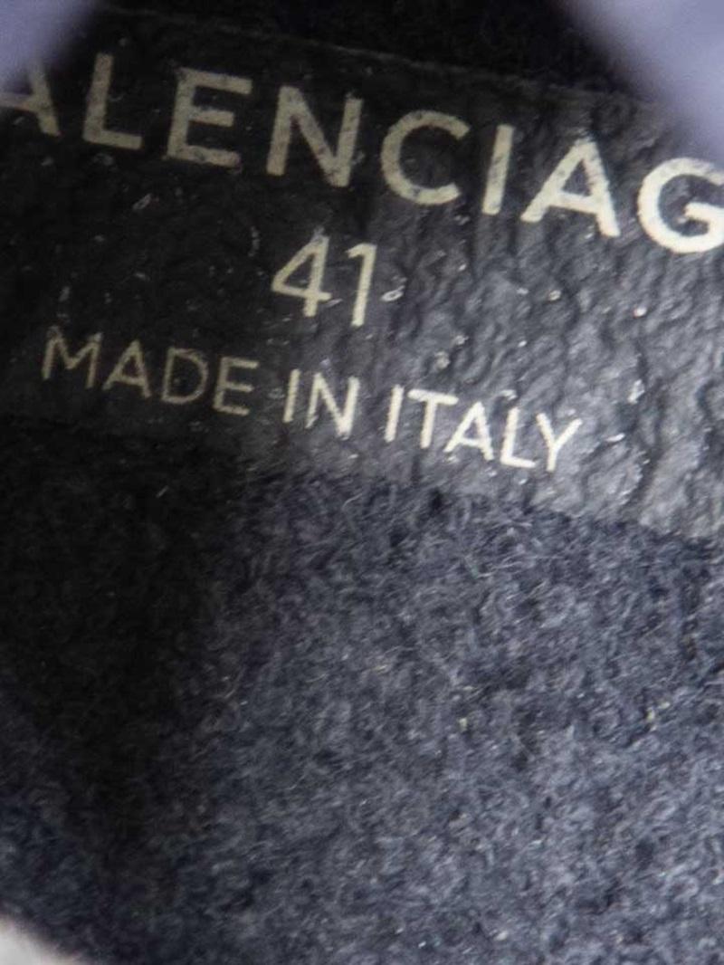 Balenciaga Marineblaue Speed-Turnschuhe Größe IT 41 im Angebot 1