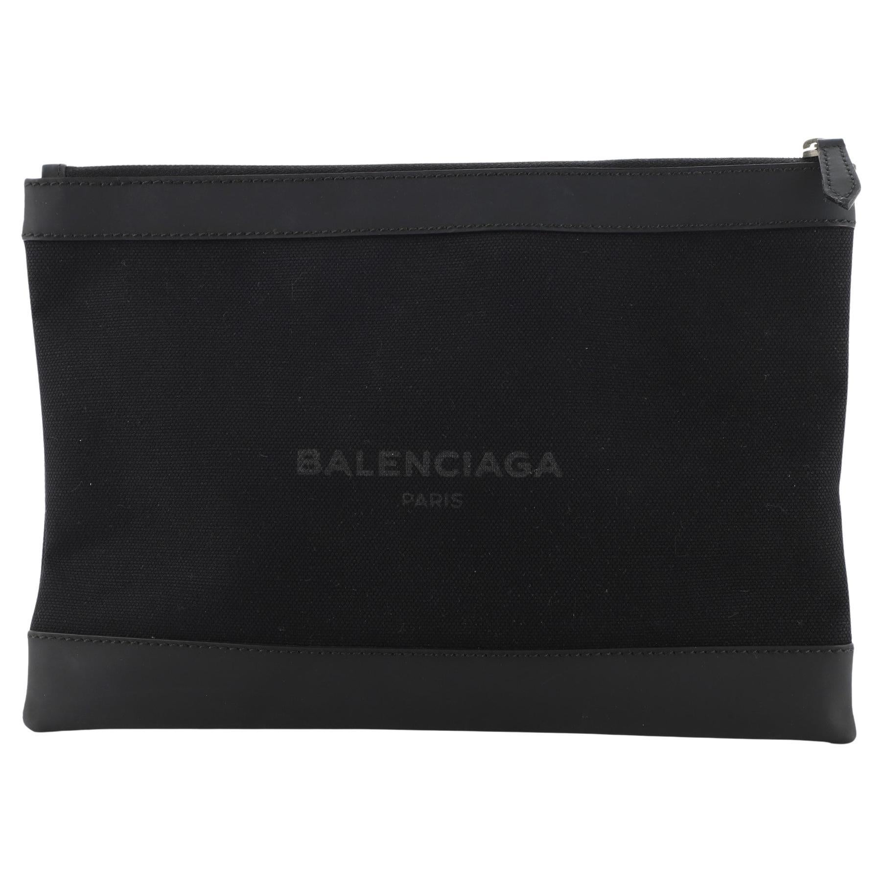 Balenciaga B Dot Wallet on Chain Leather at 1stDibs