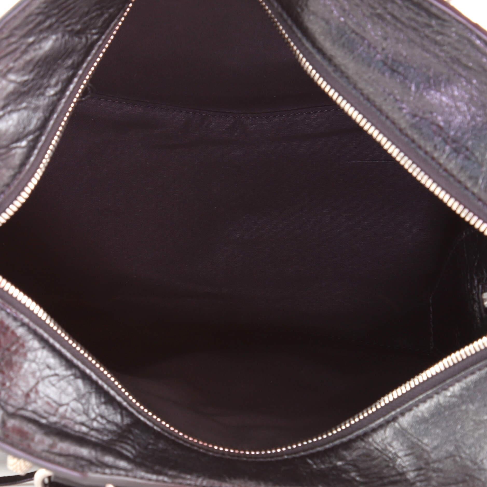 Black Balenciaga Neo Cagole City Bag Leather Medium