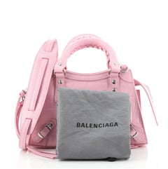 Balenciaga Neo Classic City Bag Crocodile Embossed Leather Mini