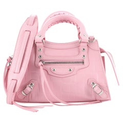 Balenciaga Neo Classic City Bag Crocodile Embossed Leather Mini