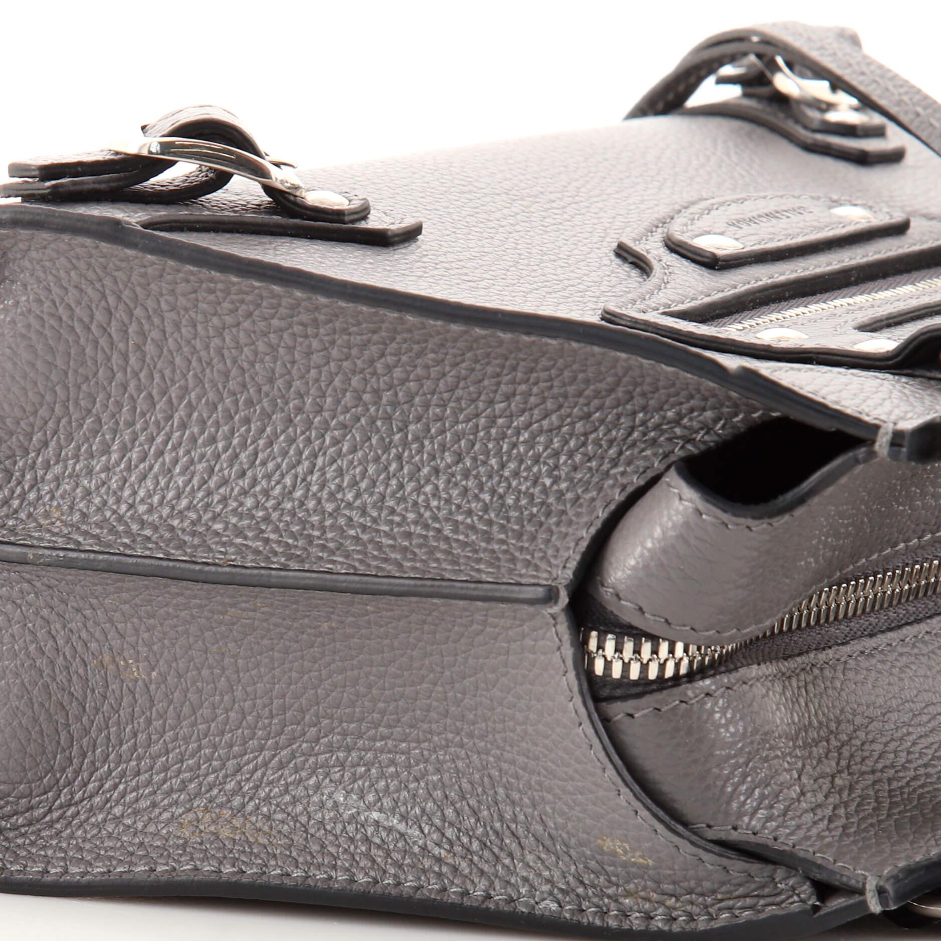 Gray Balenciaga Neo Classic City Bag Leather Mini