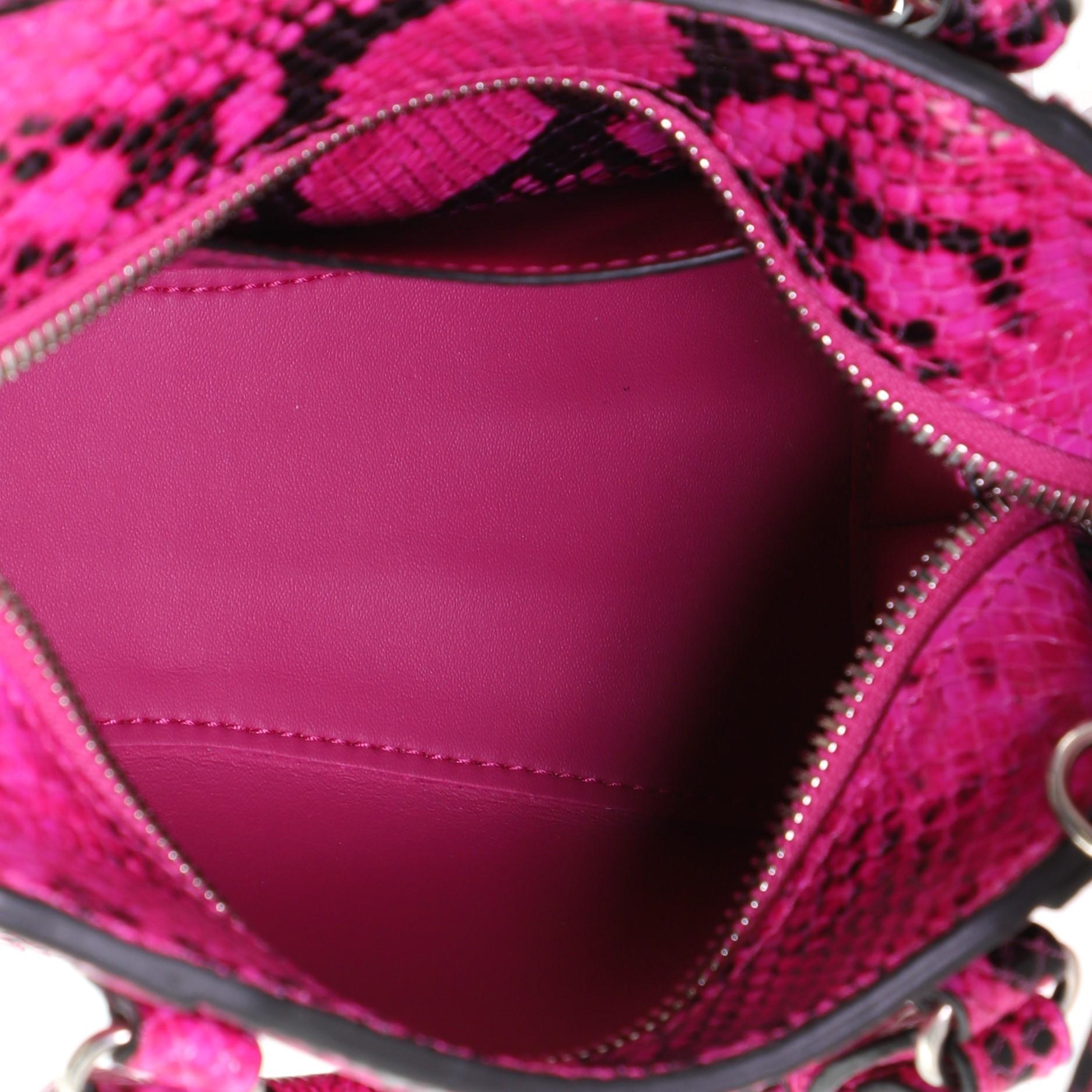 Women's or Men's Balenciaga Neo Classic City Bag Python Embossed Leather Mini