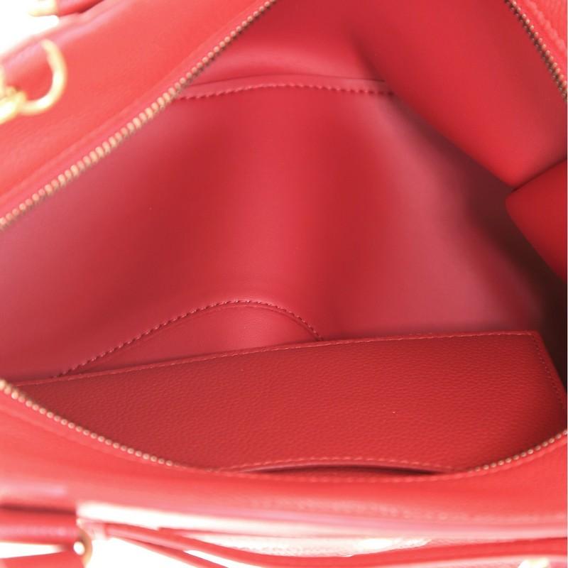 Red Balenciaga Neo Classic City S Bag Leather