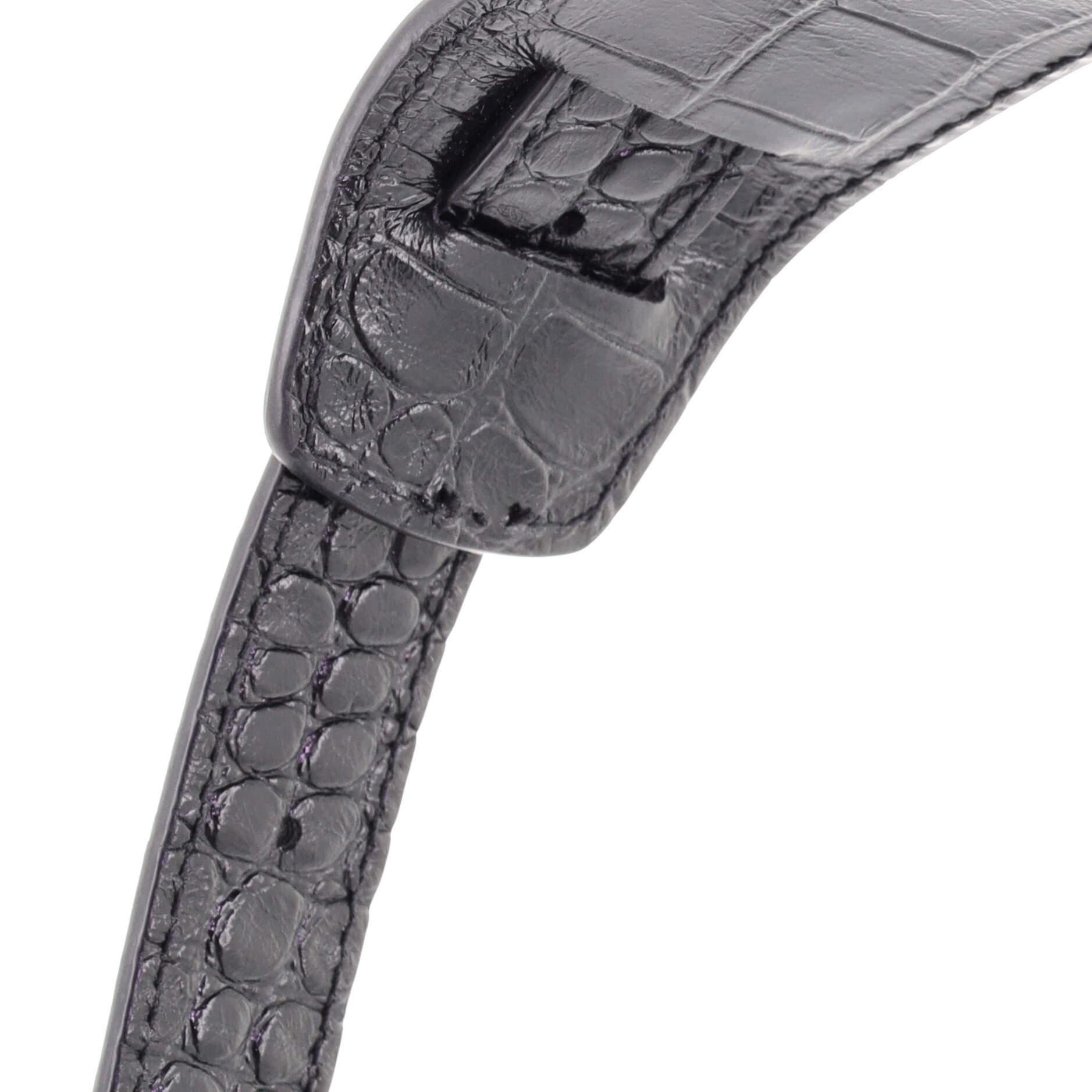 Balenciaga Neo Classic Hobo Crocodile Embossed Leather XS 1