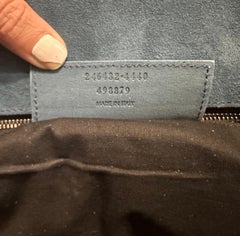 Balenciaga Neo Folk Messenger Bag 2011 Turchese Suede Crossbody Y2K Moto