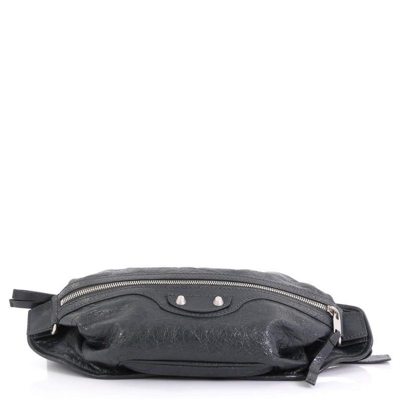 balenciaga waist bag leather