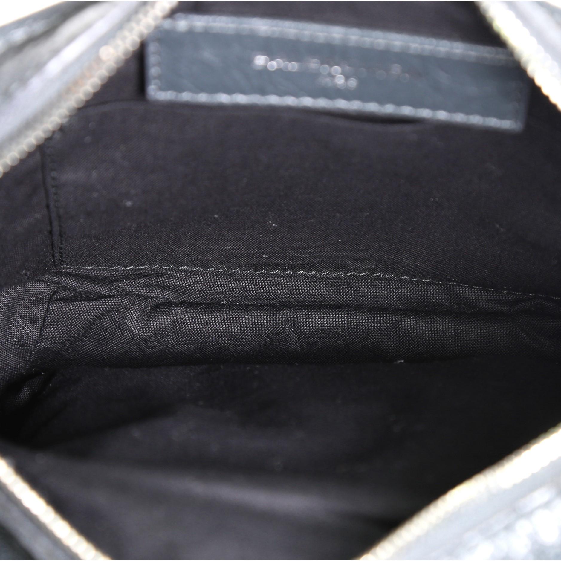 Black Balenciaga Neo Lift Classic Studs Waist Bag Leather 