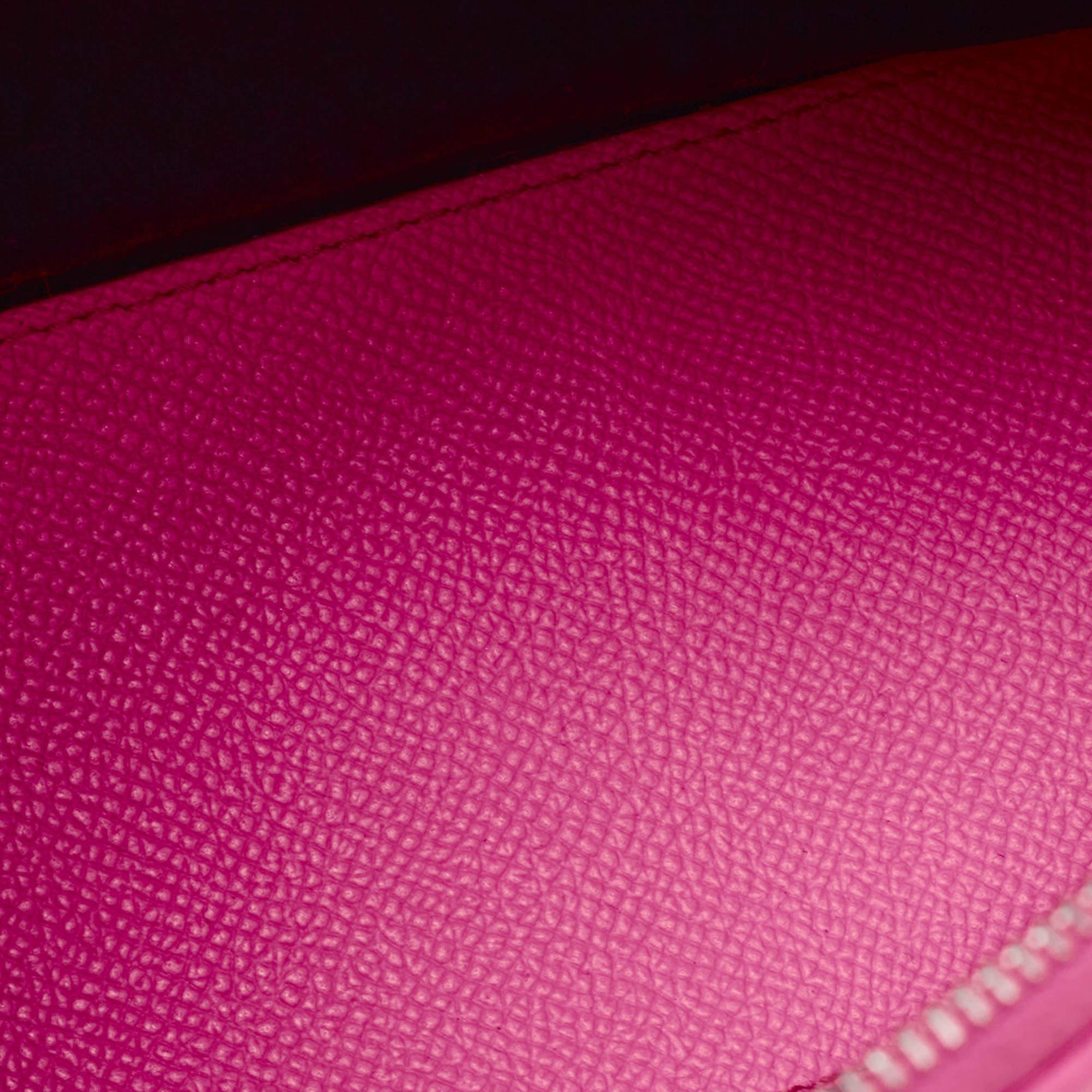 Women's Balenciaga Neon Pink Leather XXS Ville Satchel
