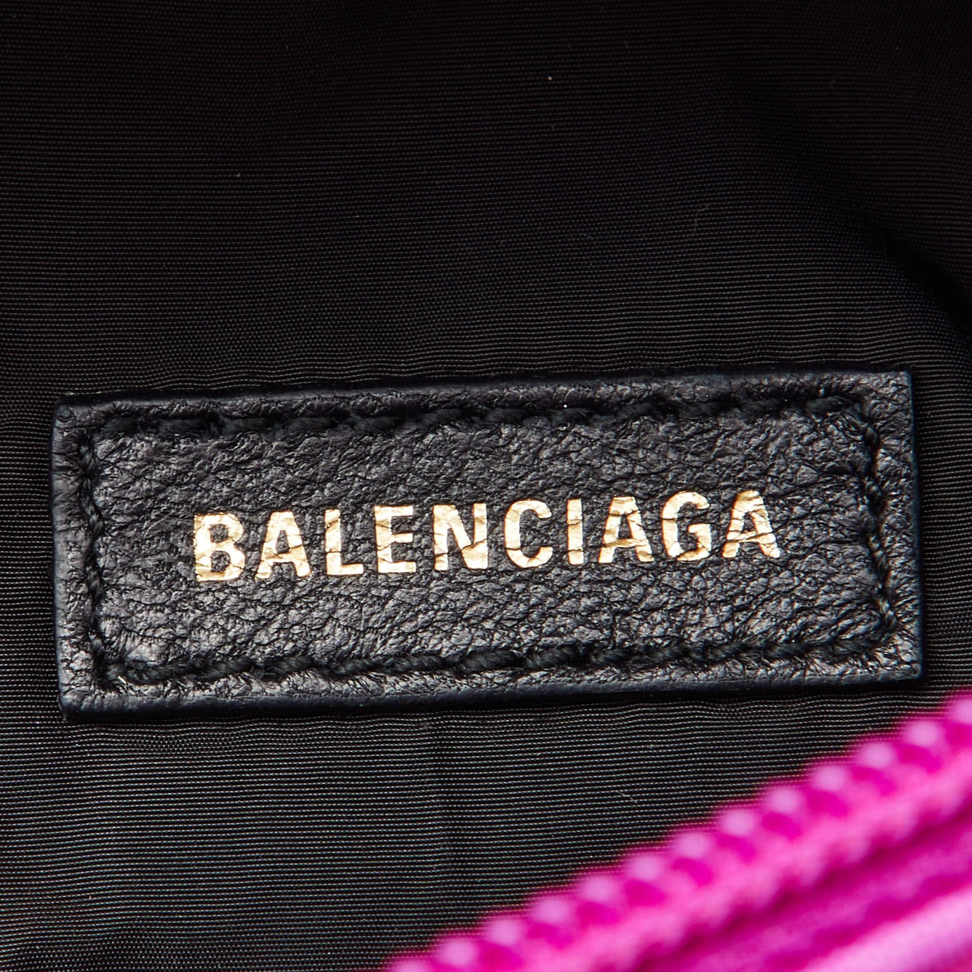 Balenciaga Neon Pink Nylon Everyday Belt Bag 2