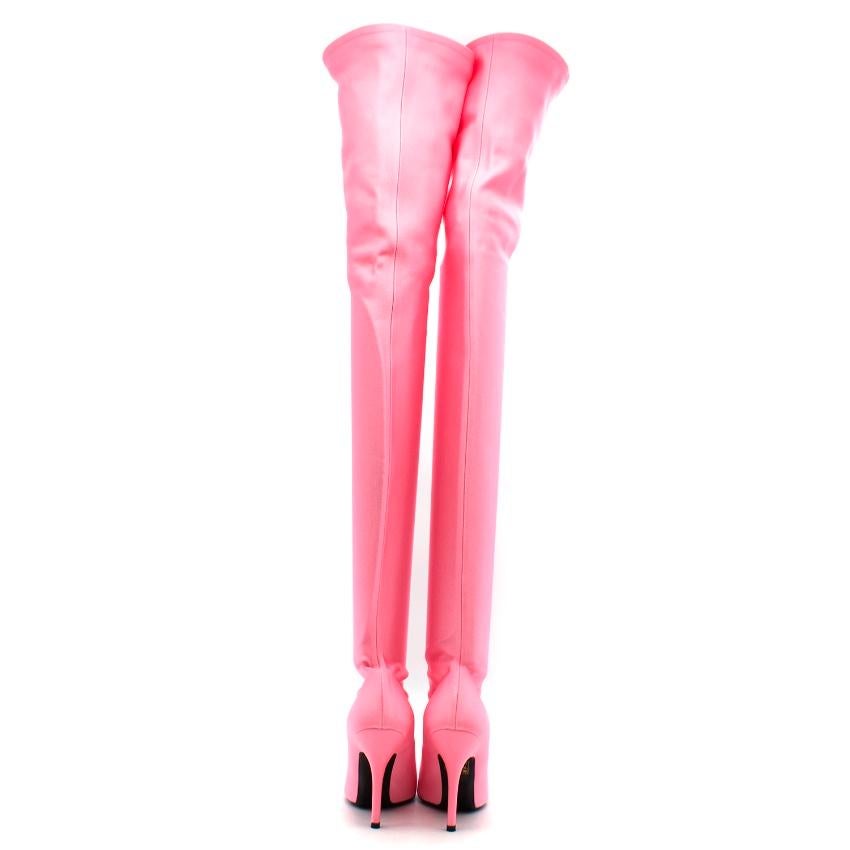balenciaga neon boots