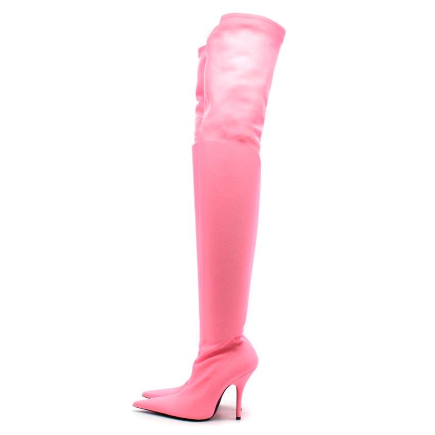 neon balenciaga boots