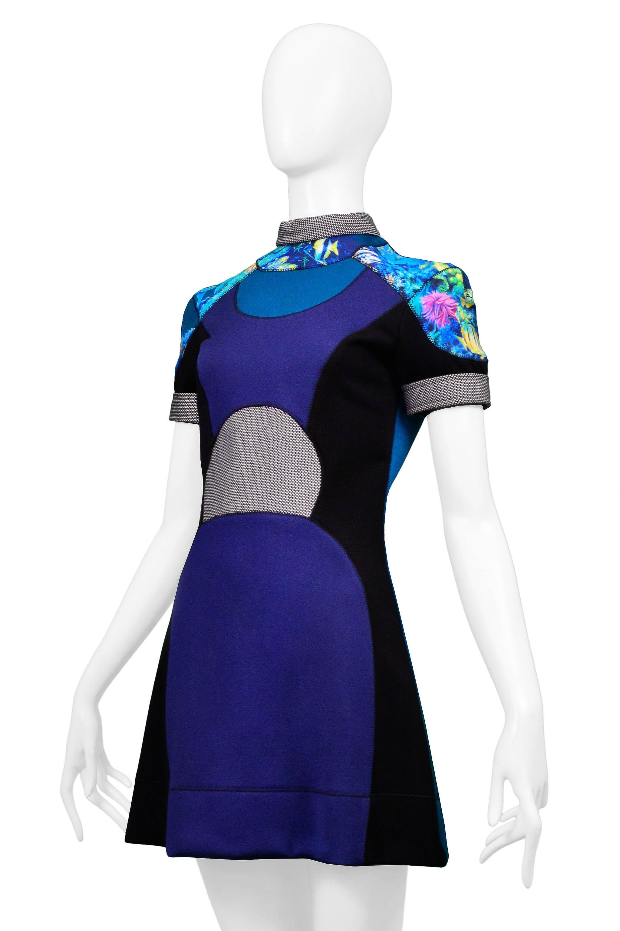 Balenciaga Neopren-Scuba-Kleid 2003 im Angebot 1