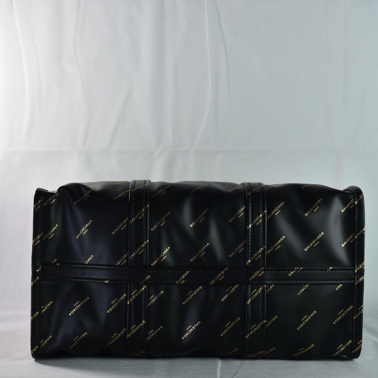 Balenciaga NEW Bazar Shopper M Black Leather Tote Bag Handbag 7