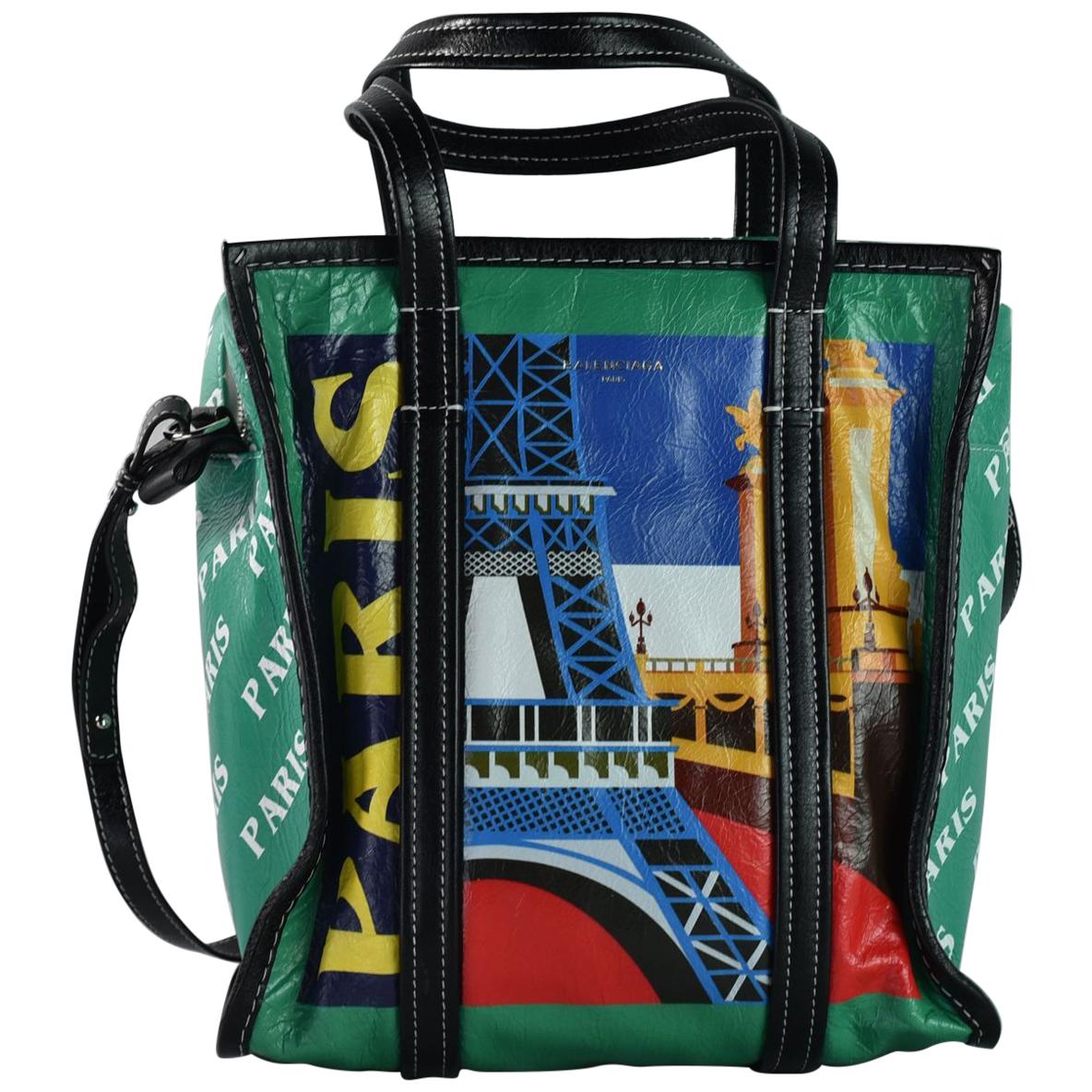 Balenciaga NEW Bazar Shopper S Aj mulitcolour Leather Tote Bag Handbag For  Sale at 1stDibs | balenciaga purse