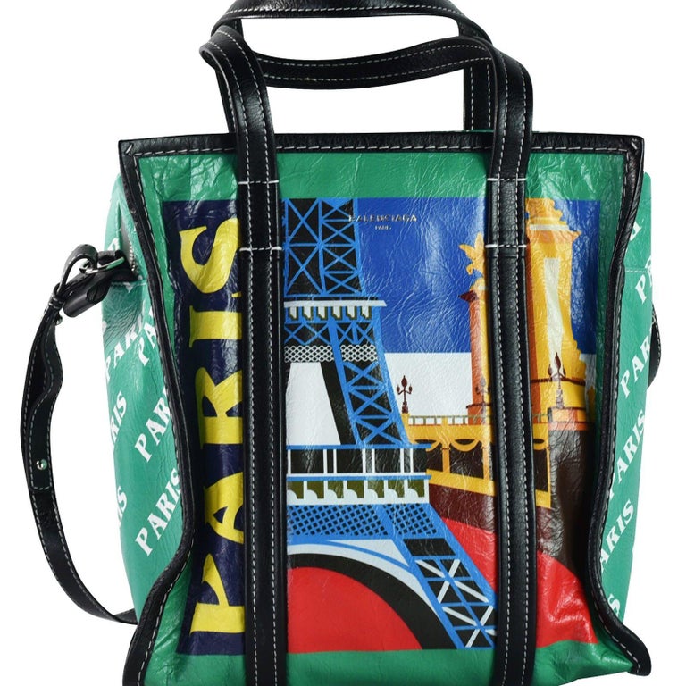 Balenciaga NEW Bazar Shopper S Aj mulitcolour Leather Tote Bag Handbag For  Sale at 1stDibs | balenciaga purse